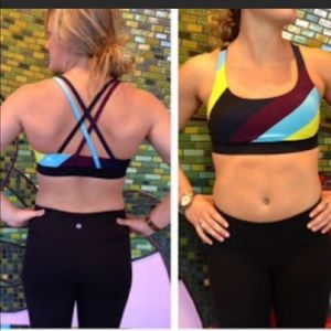 Lululemon Striped Energy bra